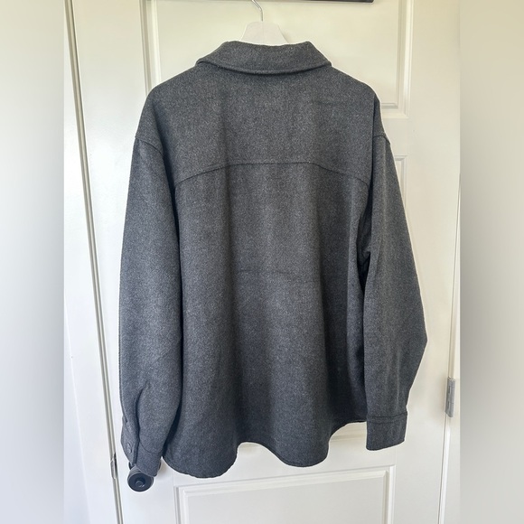 Jack & Jones Gray Shirt Jacket - Picture 2 of 3